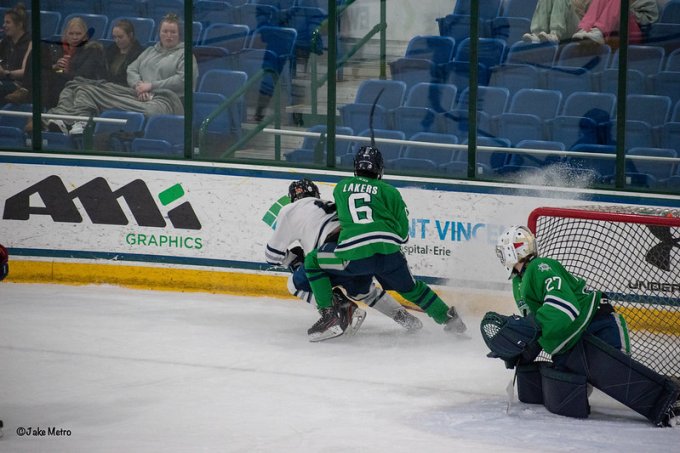 Lakers Fall After Intense Second Period - Mercyhurst University Athletics